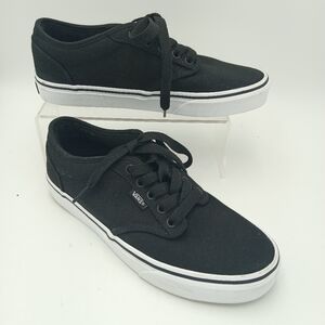 Vans Mens Off The Wall 500714 Black Canvas Sneakers Mens Size 7